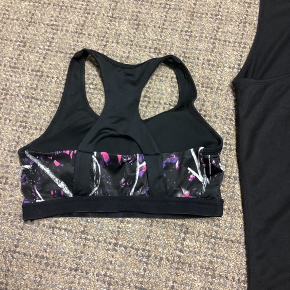 Moon Shine Muddy Girl Camo Black Pink Purple Sports Bra Shorts Tank Top * S/M - Picture 13 of 16